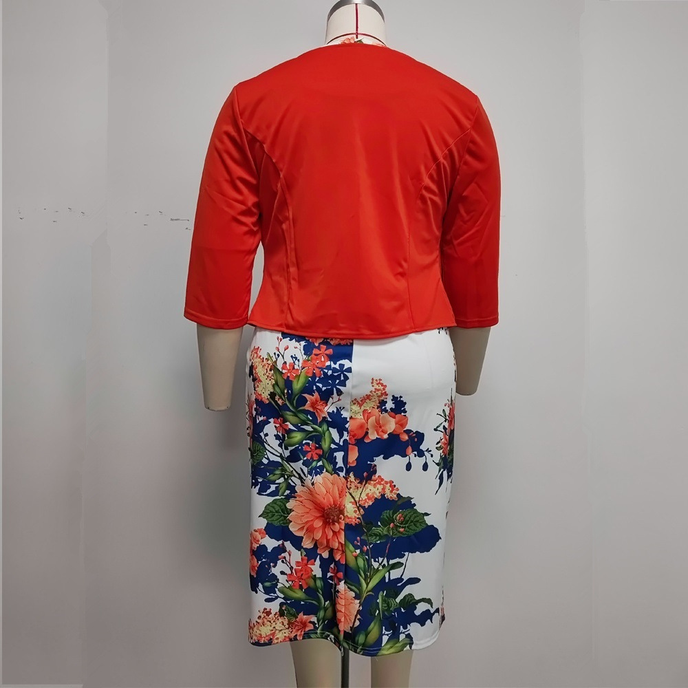 Ethnic Fashion Pakistan - Ensemble de mode imprimé à manches