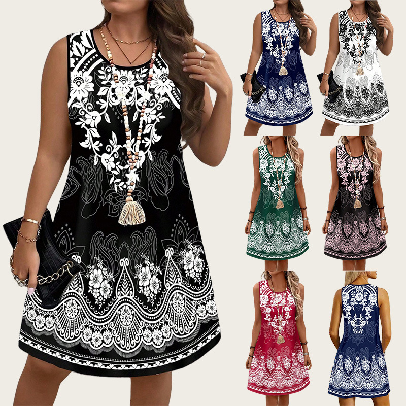 Ethnic Style Dresses - Robes d'été 2026 style ethnique vintage