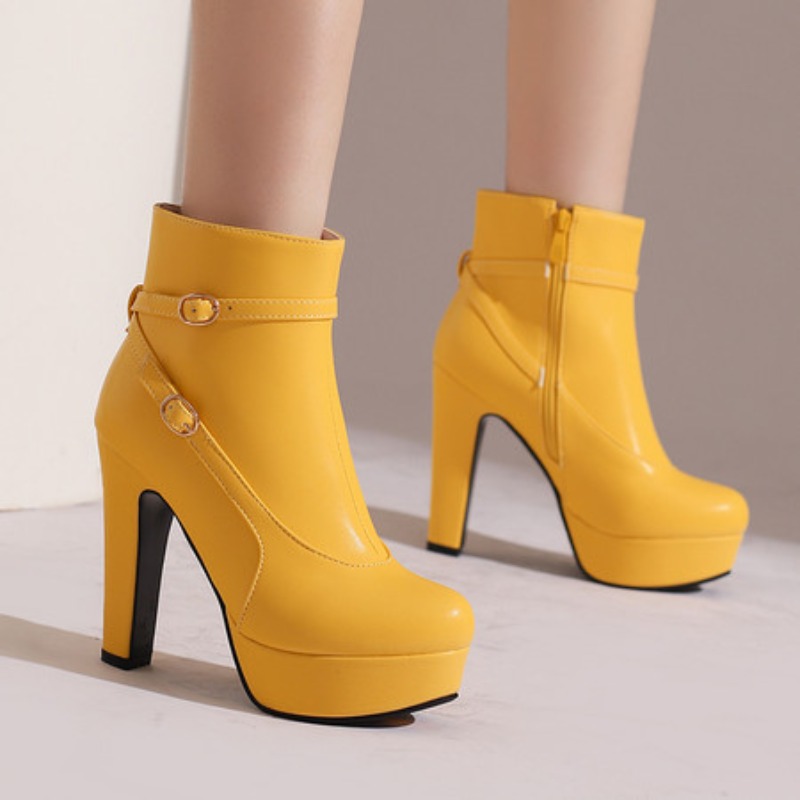 Bottines à plateforme pour fem - Ethnic Fashion For Women avis et prix