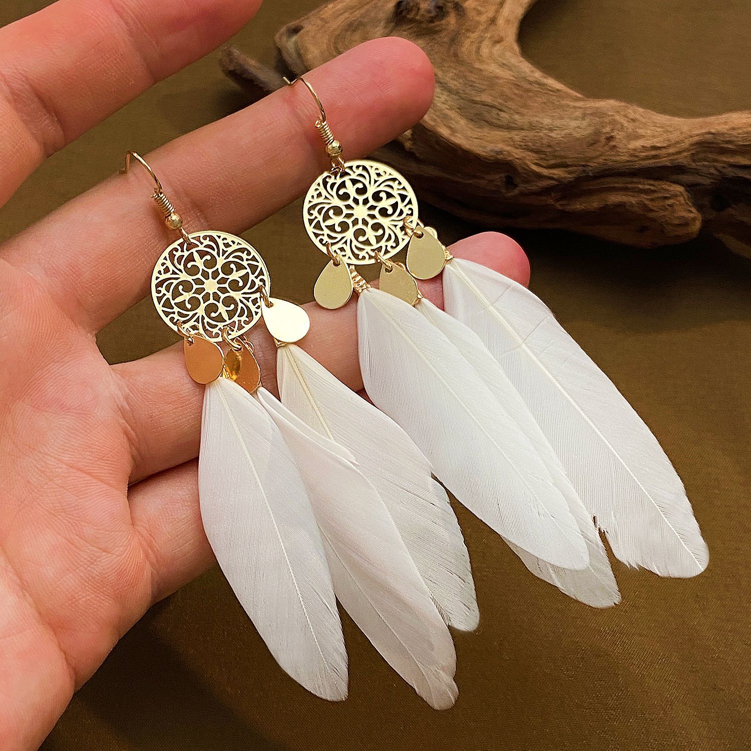 Boucles d'oreilles à pampilles - Ethnic Fashion Trend avis et prix