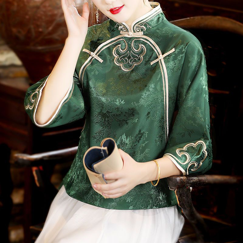Chemise brodée de Style ethniq - Ethnic Fashion Clothing avis et prix