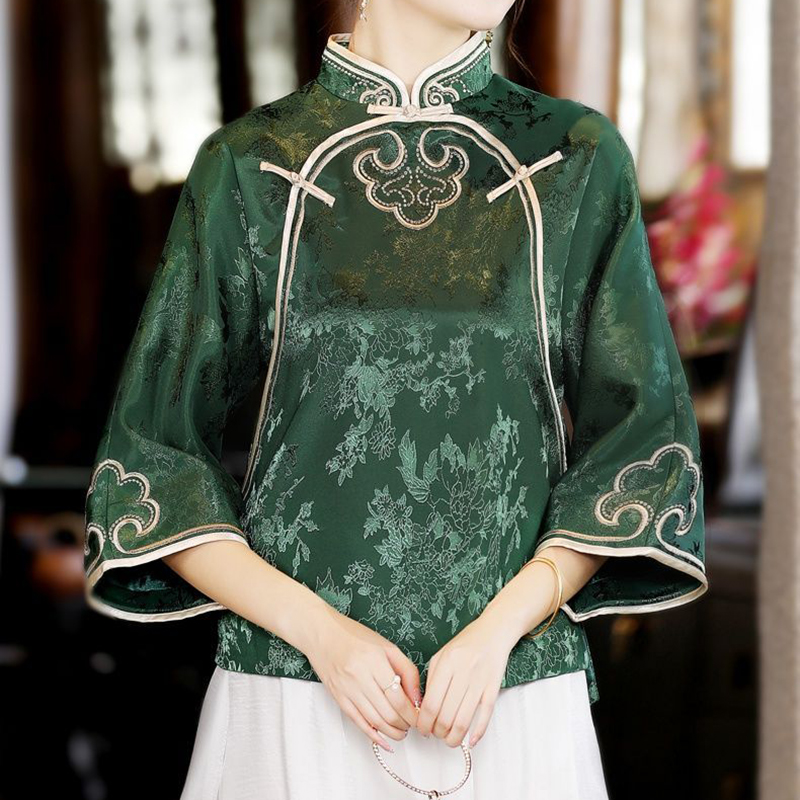 Chemise brodée de Style ethniq - Ethnic Fashion Clothing avis et prix