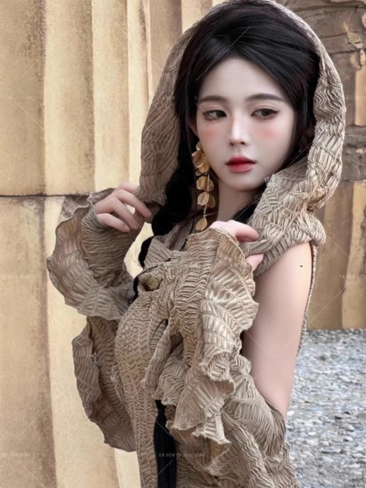 Robe longue sur le thème du dé - Ethnic Style Dresses avis et prix