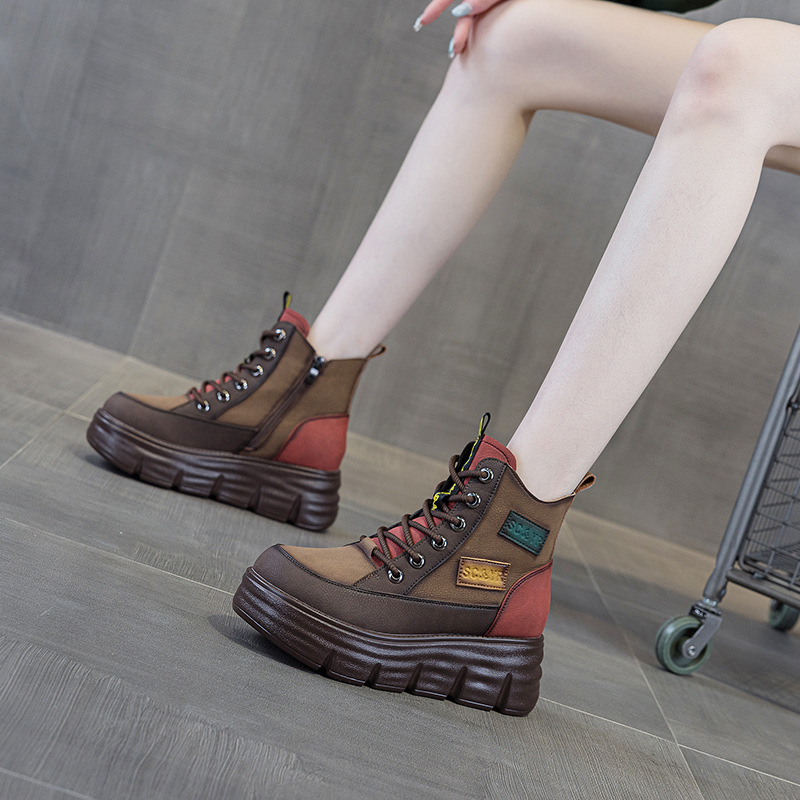 Bottines à plateforme pour fem - Ethnic Fashion For Women avis et prix