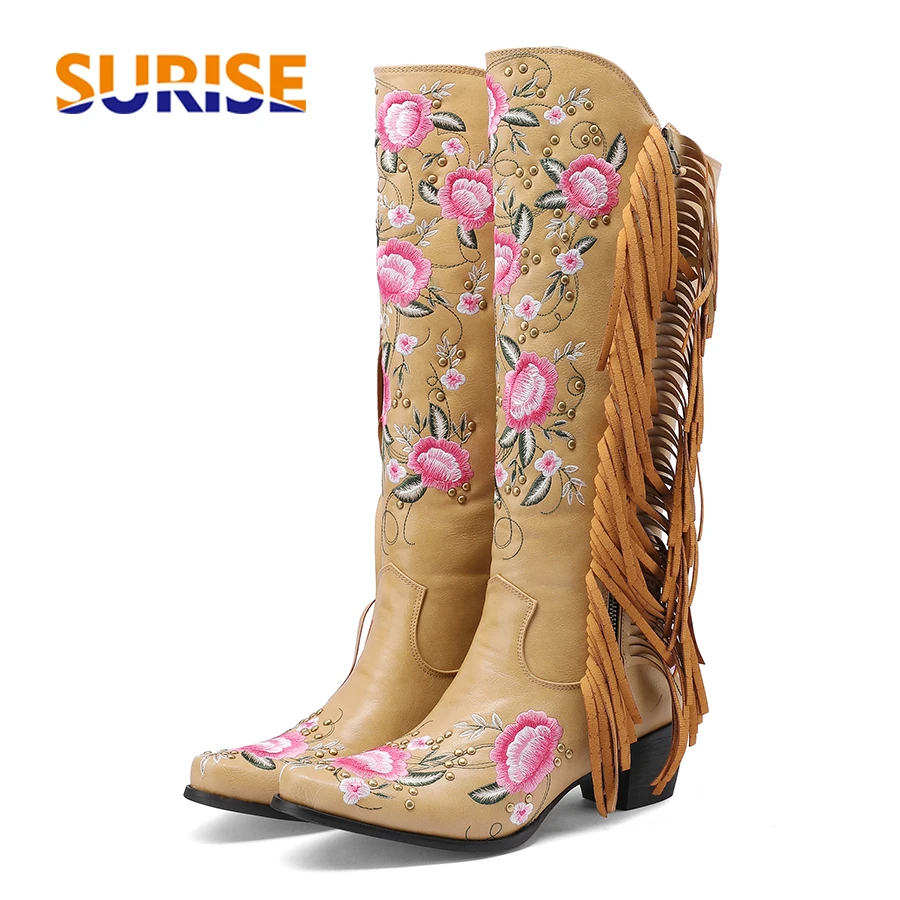 Mode broderie fleur Western ge - Ethnic Fashion For Women avis et prix
