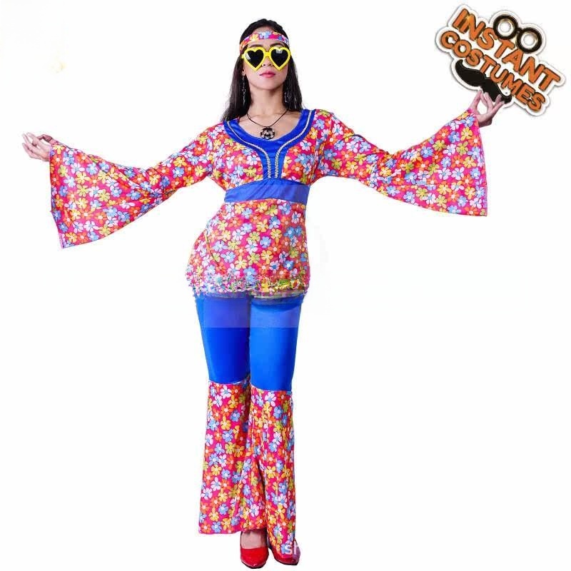 Costume hippie à grandes fleur - Ethnic Fashion Trend avis et prix