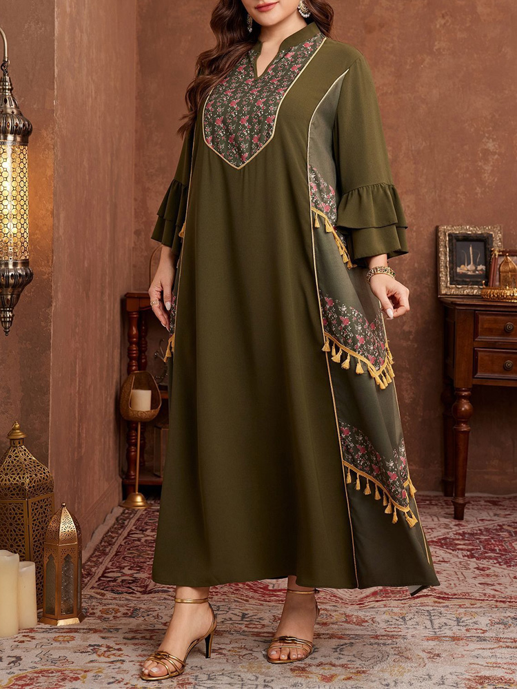 Robe Abaya GIBSIE Grande Taill - Ethnic Style Dresses avis et prix
